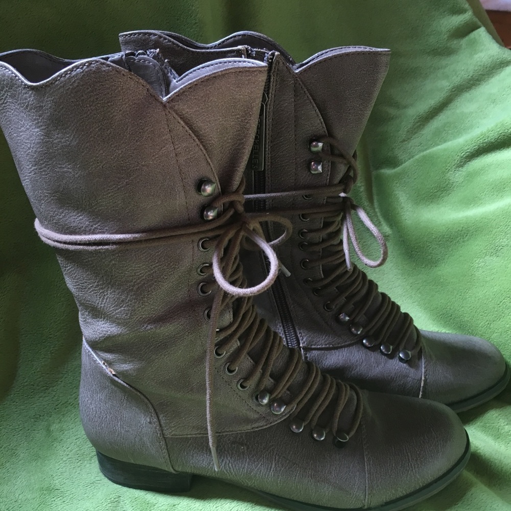 Gray Boots